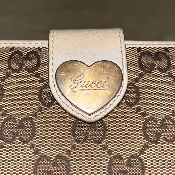 SOLD ❌❌❌GUCCI GG Pattern Canvas Leather Long Wallet - Picture 13 of 15